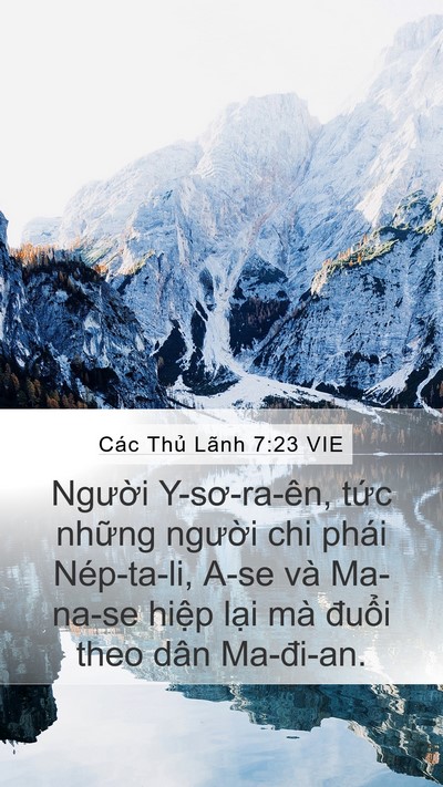 Các Thủ Lãnh 7:23 VIE Bible Verse Image