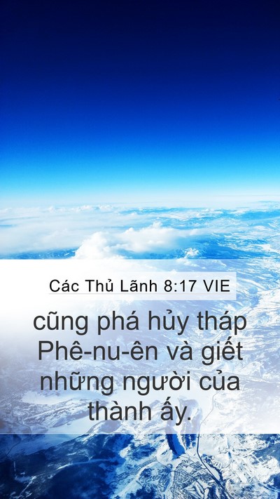 Các Thủ Lãnh 8:17 VIE Bible Verse Image