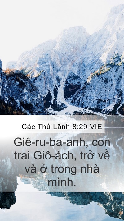 Các Thủ Lãnh 8:29 VIE Bible Verse Image