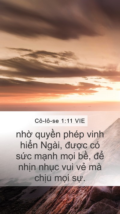 Cô-lô-se 1:11 VIE Bible Verse Image