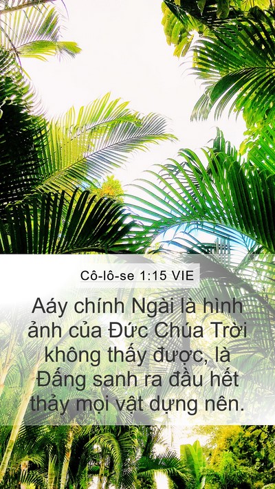Cô-lô-se 1:15 VIE Bible Verse Image