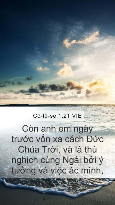 Cô-lô-se 1:21 VIE Bible Verse Image