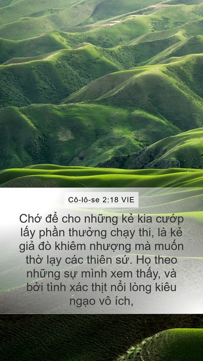 Cô-lô-se 2:18 VIE Bible Verse Image