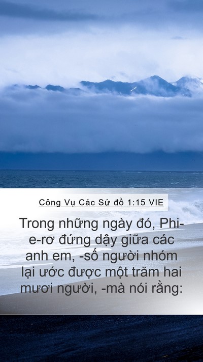 Công Vụ Các Sứ đồ 1:15 VIE Bible Verse Image