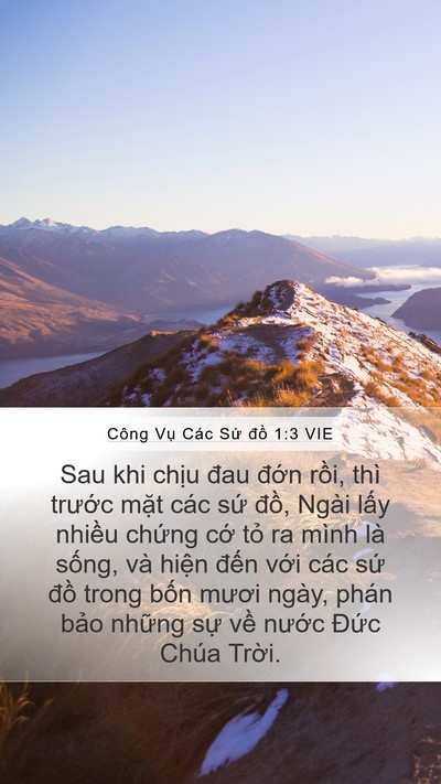 Công Vụ Các Sứ đồ 1:3 VIE Bible Verse Image
