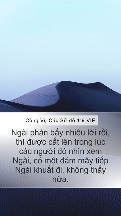 Công Vụ Các Sứ đồ 1:9 VIE Bible Verse Image