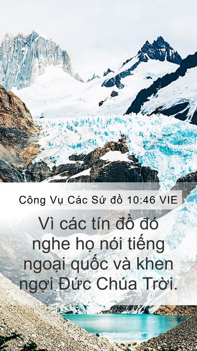 Công Vụ Các Sứ đồ 10:46 VIE Bible Verse Image
