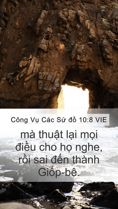 Công Vụ Các Sứ đồ 10:8 VIE Bible Verse Image