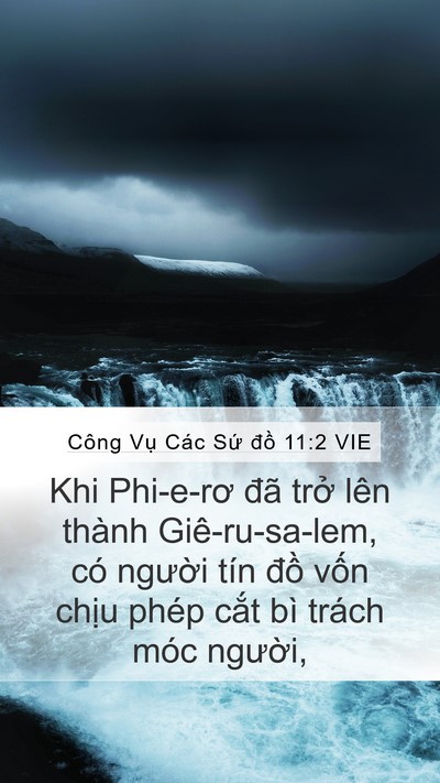 Công Vụ Các Sứ đồ 11:2 VIE Bible Verse Image