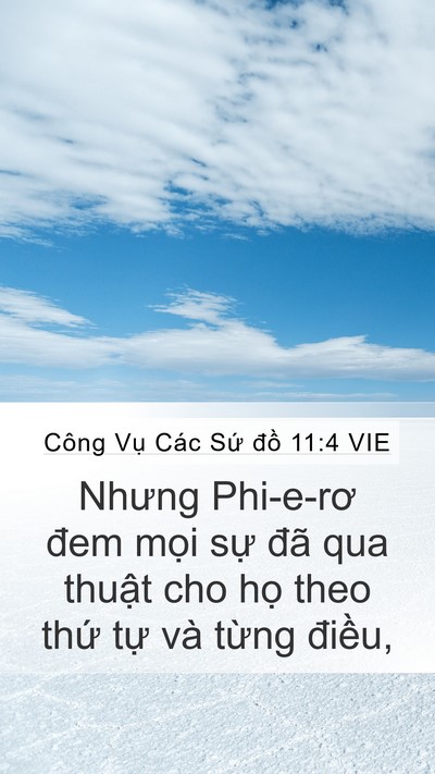 Công Vụ Các Sứ đồ 11:4 VIE Bible Verse Image
