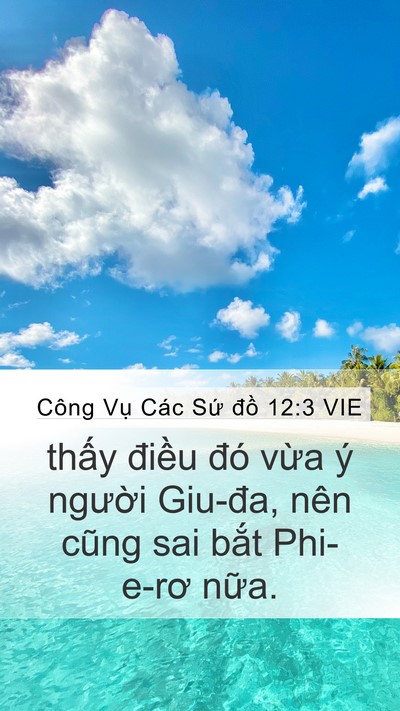 Công Vụ Các Sứ đồ 12:3 VIE Bible Verse Image