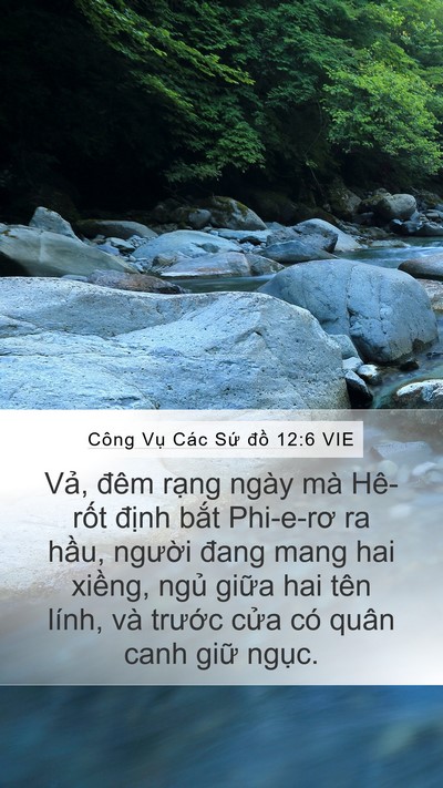 Công Vụ Các Sứ đồ 12:6 VIE Bible Verse Image