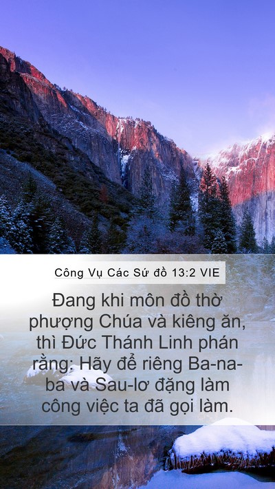 Công Vụ Các Sứ đồ 13:2 VIE Bible Verse Image