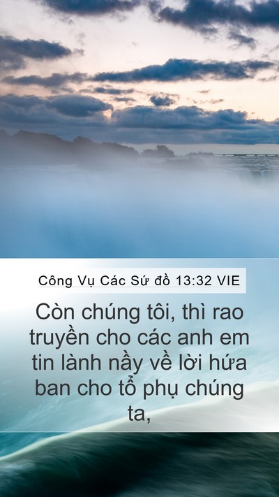 Công Vụ Các Sứ đồ 13:32 VIE Bible Verse Image