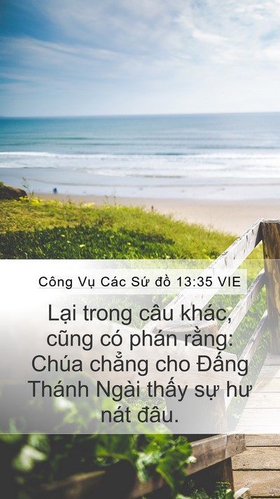 Công Vụ Các Sứ đồ 13:35 VIE Bible Verse Image