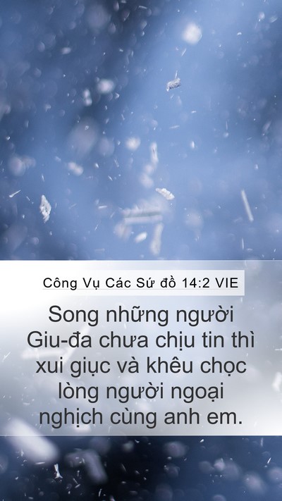 Công Vụ Các Sứ đồ 14:2 VIE Bible Verse Image