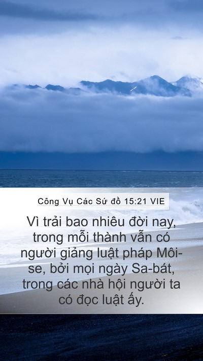 Công Vụ Các Sứ đồ 15:21 VIE Bible Verse Image