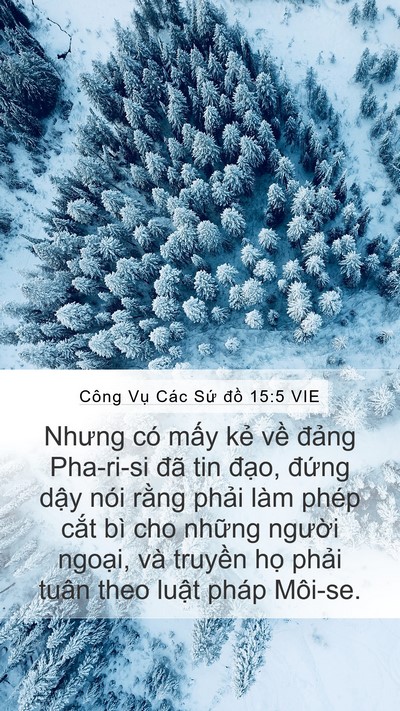 Công Vụ Các Sứ đồ 15:5 VIE Bible Verse Image