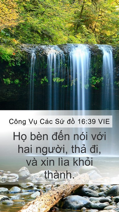 Công Vụ Các Sứ đồ 16:39 VIE Bible Verse Image