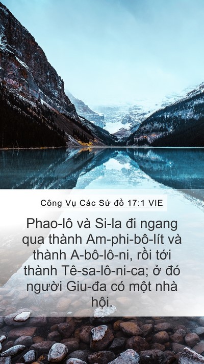 Công Vụ Các Sứ đồ 17:1 VIE Bible Verse Image