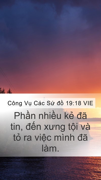 Công Vụ Các Sứ đồ 19:18 VIE Bible Verse Image