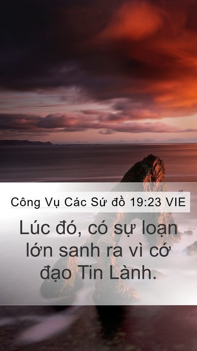 Công Vụ Các Sứ đồ 19:23 VIE Bible Verse Image