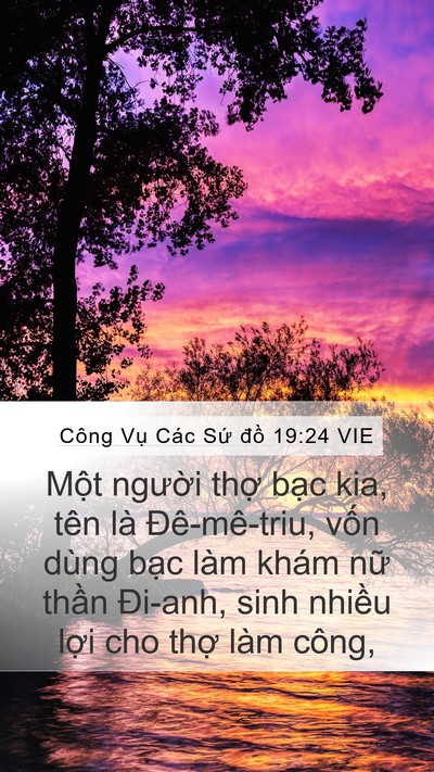Công Vụ Các Sứ đồ 19:24 VIE Bible Verse Image