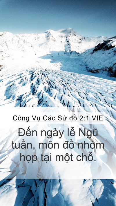 Công Vụ Các Sứ đồ 2:1 VIE Bible Verse Image
