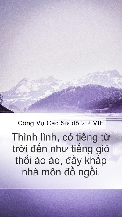Công Vụ Các Sứ đồ 2:2 VIE Bible Verse Image