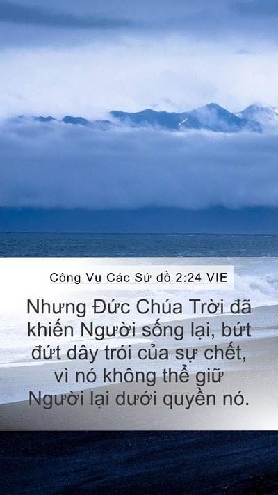 Công Vụ Các Sứ đồ 2:24 VIE Bible Verse Image