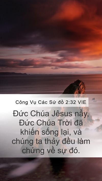 Công Vụ Các Sứ đồ 2:32 VIE Bible Verse Image