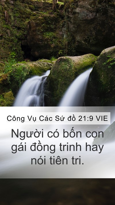Công Vụ Các Sứ đồ 21:9 VIE Bible Verse Image