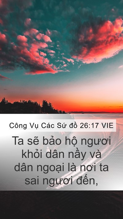 Công Vụ Các Sứ đồ 26:17 VIE Bible Verse Image