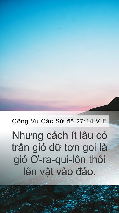 Công Vụ Các Sứ đồ 27:14 VIE Bible Verse Image