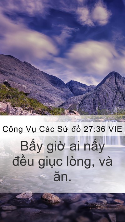 Công Vụ Các Sứ đồ 27:36 VIE Bible Verse Image