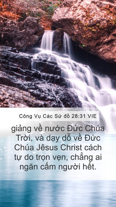 Công Vụ Các Sứ đồ 28:31 VIE Bible Verse Image