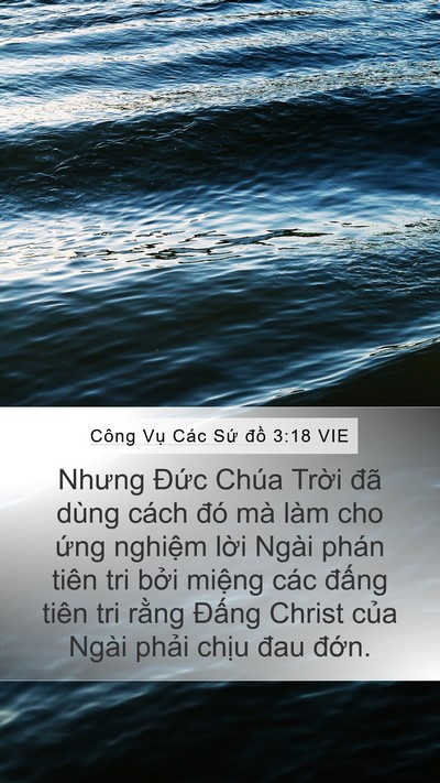 Công Vụ Các Sứ đồ 3:18 VIE Bible Verse Image