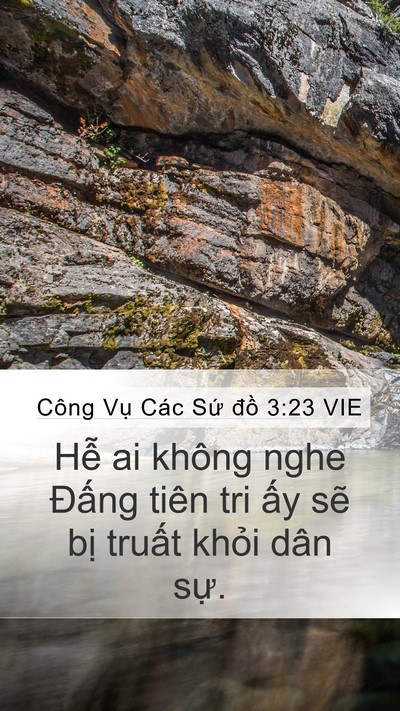 Công Vụ Các Sứ đồ 3:23 VIE Bible Verse Image