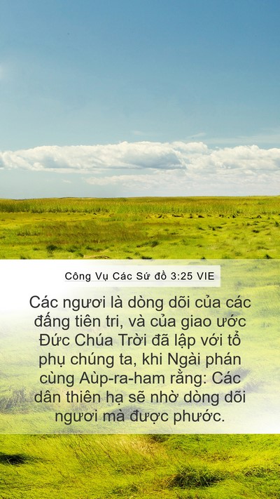 Công Vụ Các Sứ đồ 3:25 VIE Bible Verse Image
