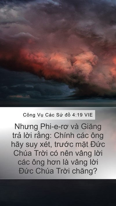 Công Vụ Các Sứ đồ 4:19 VIE Bible Verse Image