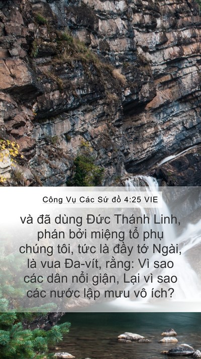 Công Vụ Các Sứ đồ 4:25 VIE Bible Verse Image