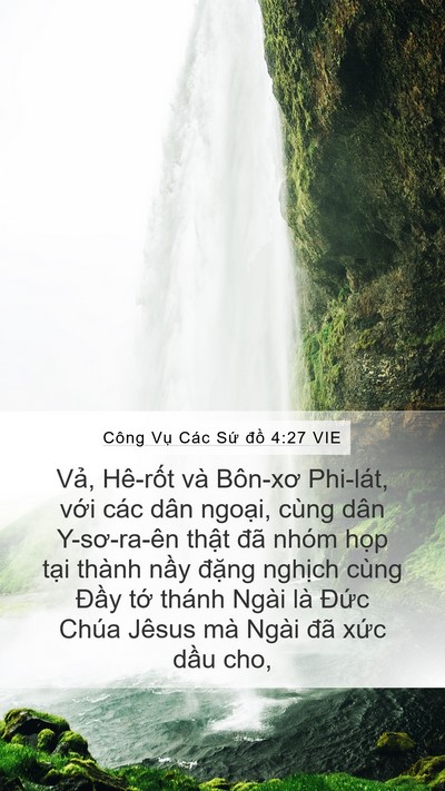 Công Vụ Các Sứ đồ 4:27 VIE Bible Verse Image