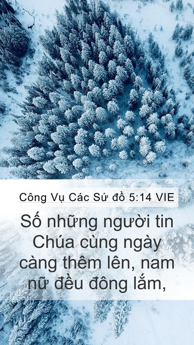 Công Vụ Các Sứ đồ 5:14 VIE Bible Verse Image