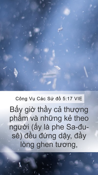 Công Vụ Các Sứ đồ 5:17 VIE Bible Verse Image