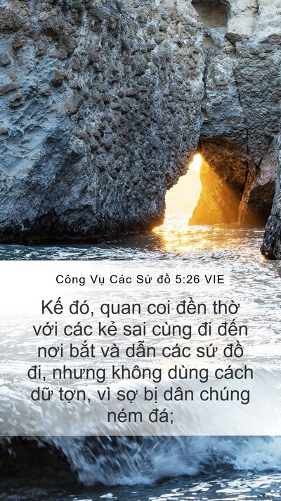 Công Vụ Các Sứ đồ 5:26 VIE Bible Verse Image