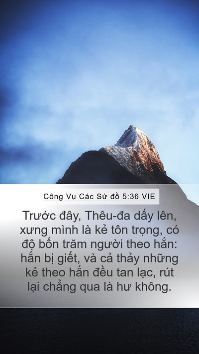 Công Vụ Các Sứ đồ 5:36 VIE Bible Verse Image