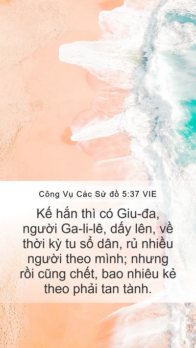 Công Vụ Các Sứ đồ 5:37 VIE Bible Verse Image