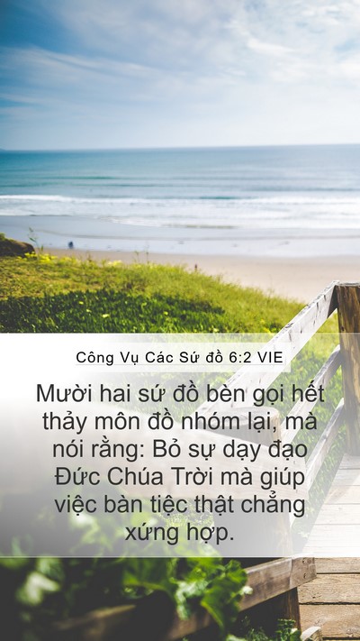 Công Vụ Các Sứ đồ 6:2 VIE Bible Verse Image