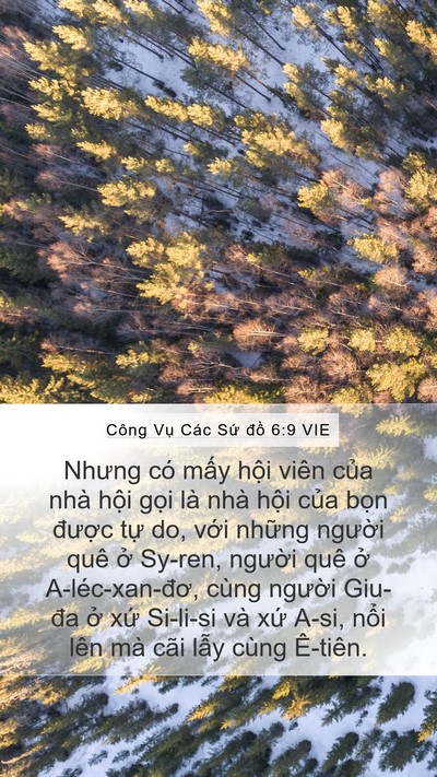Công Vụ Các Sứ đồ 6:9 VIE Bible Verse Image