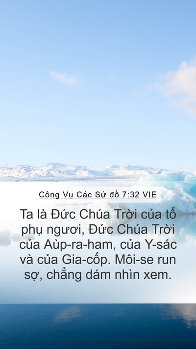 Công Vụ Các Sứ đồ 7:32 VIE Bible Verse Image